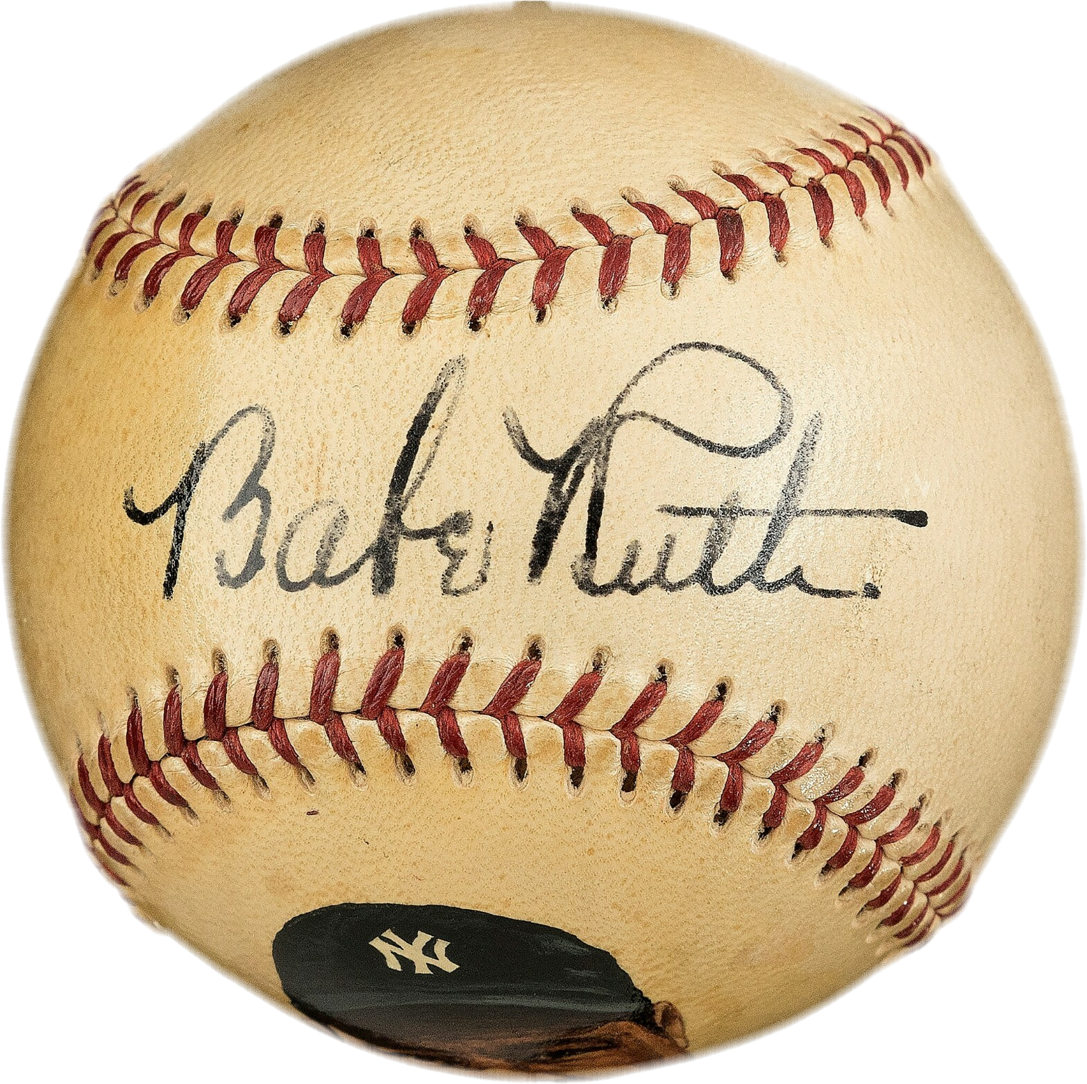Babe Ruth signed baseball